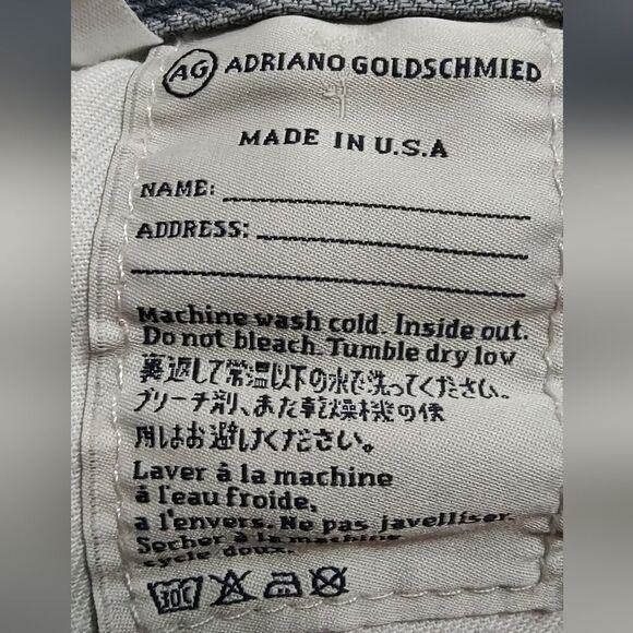 AG Adriano Goldschmied The Nikki Relaxed Skinny Grey Distressed US 24 - Picture 13 of 13